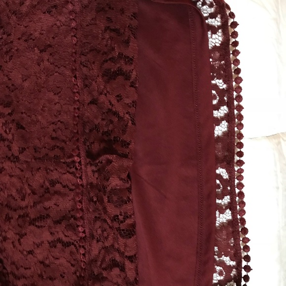 Burgundy Short sleeved shirt - Picture 3 of 3